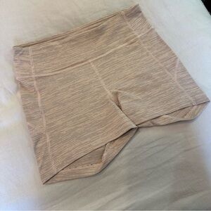 Outdoor Voices Pink Stripe Bike Shorts Size Medium